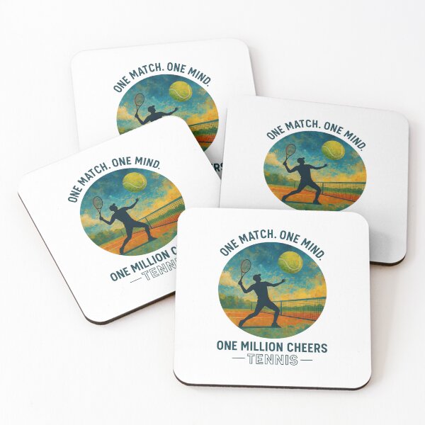 Item preview, One Match. One Mind. One Million Cheers - Tennis Motivation designed and sold by inkNext.