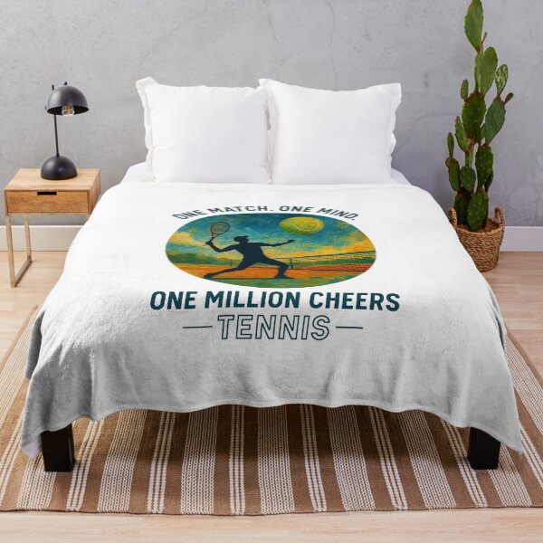 Item preview, One Match. One Mind. One Million Cheers - Tennis Motivation designed and sold by inkNext.