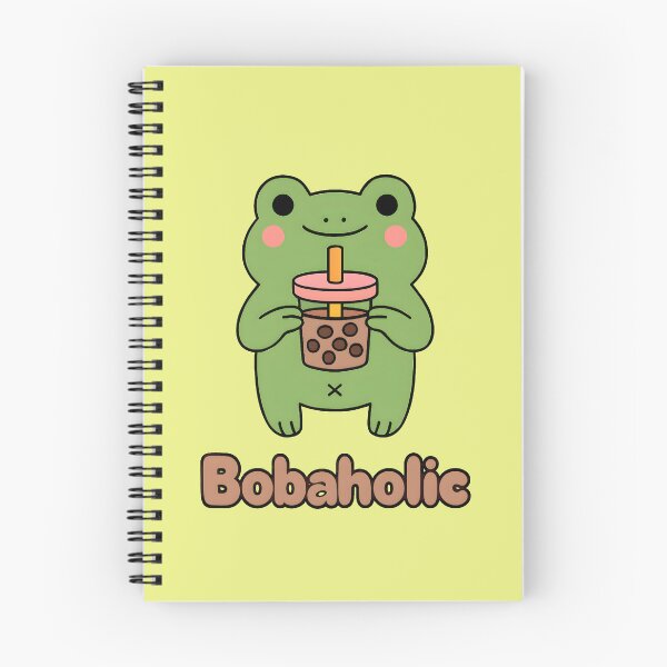 Item preview, Boba Frog Funny Cute Bobaholic Bubble Tea Lover  designed and sold by Hype & Hue.