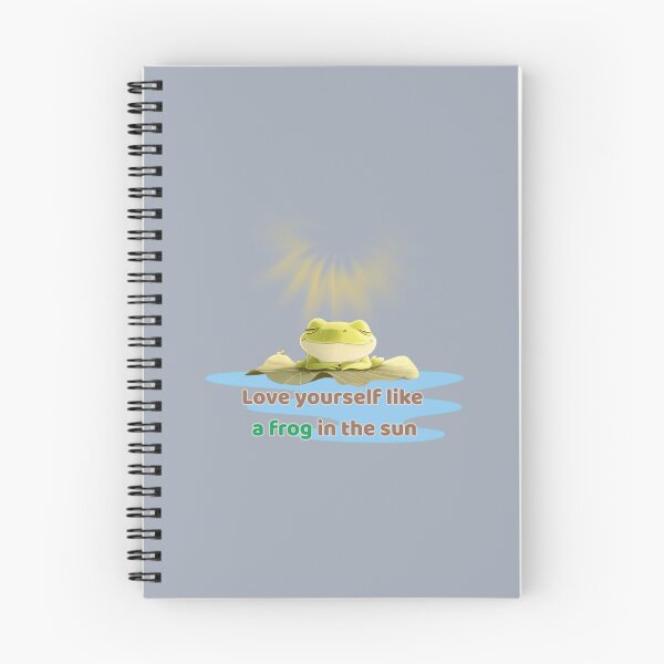 Item preview, Love Yourself Like a Frog in the Sun” – Calm Self-Love Frog Shirt designed and sold by OskArt design.
