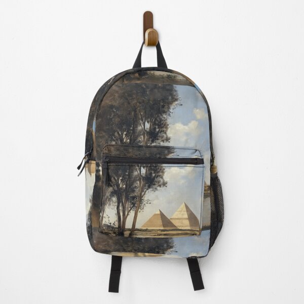 Item preview, The majestic pyramids of Giza as seen from the banks of the Nile design. designed and sold by HEMRO.