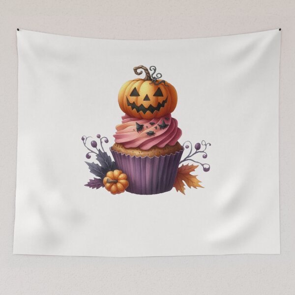 Item preview, Halloween Cupcake  designed and sold by cawtoon.