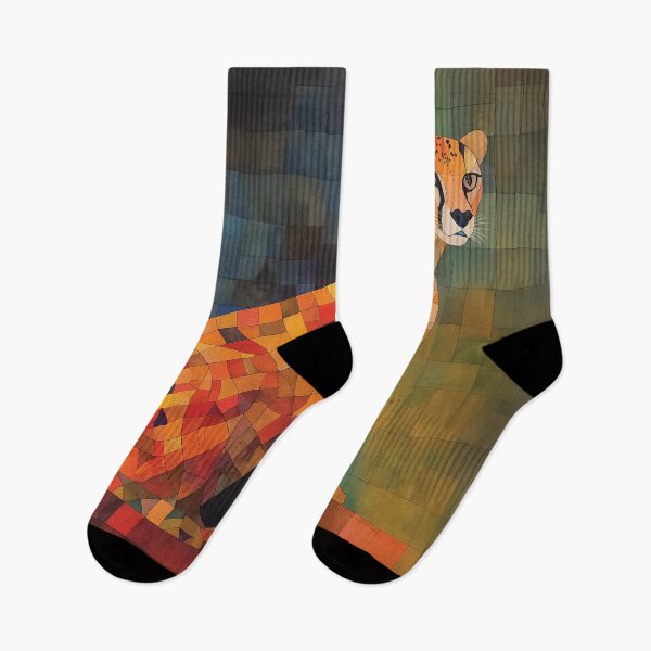Item preview, Colorful Geometric Cheetah Mosaic Illustration. designed and sold by HEMRO.