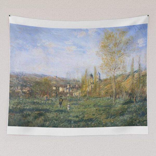Item preview, Springtime in Vetheuil   1880  by Claude Monet designed and sold by GabyddAlessandr.