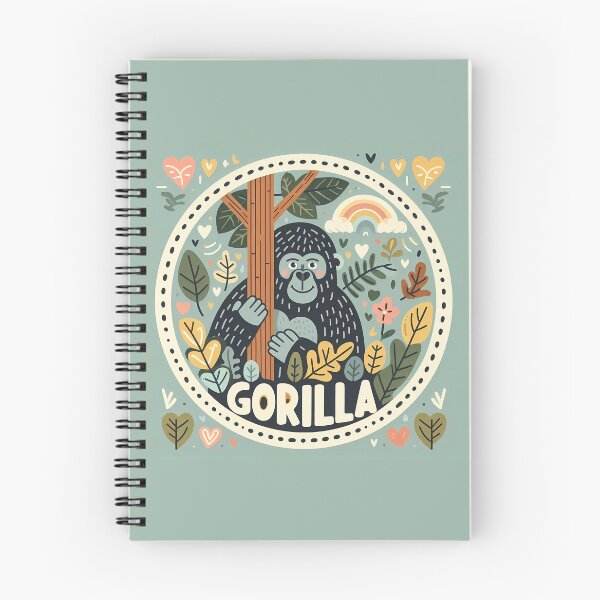 Item preview, Gorilla - Hope for Wildlife Scandinavian Folk Art by heidiannemorris © designed and sold by FOLK ART FUSION.