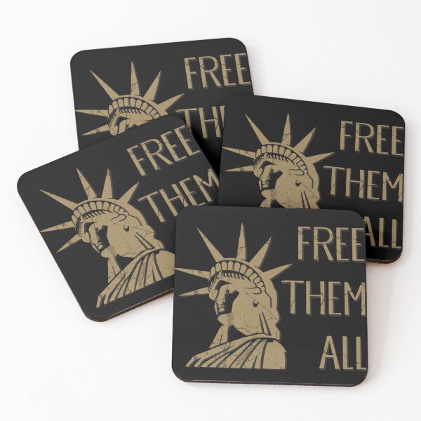 Item preview, Free Them All Political Freedom for Immigrants designed and sold by LaVacheDesign.