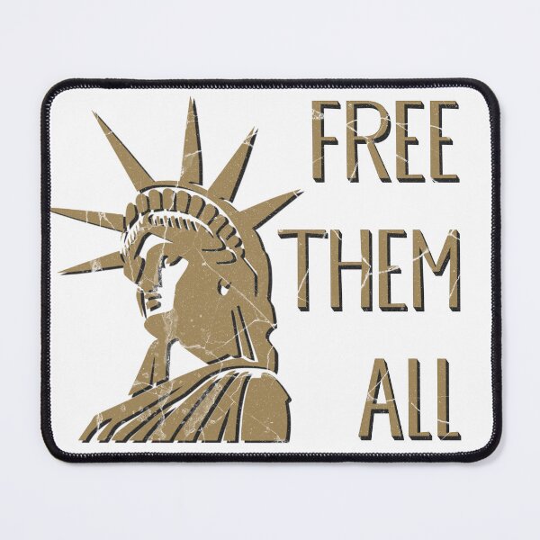 Item preview, Free Them All Political Freedom for Immigrants designed and sold by LaVacheDesign.