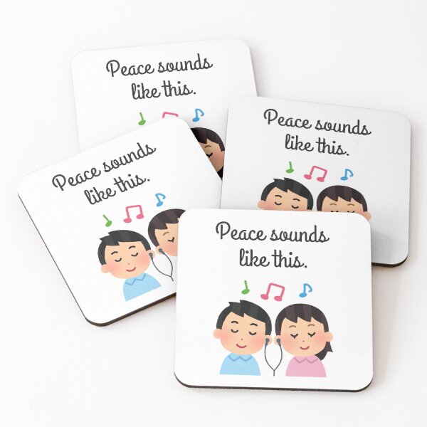 Item preview, Peace sounds like this - Music Heals designed and sold by LexaArtworks.
