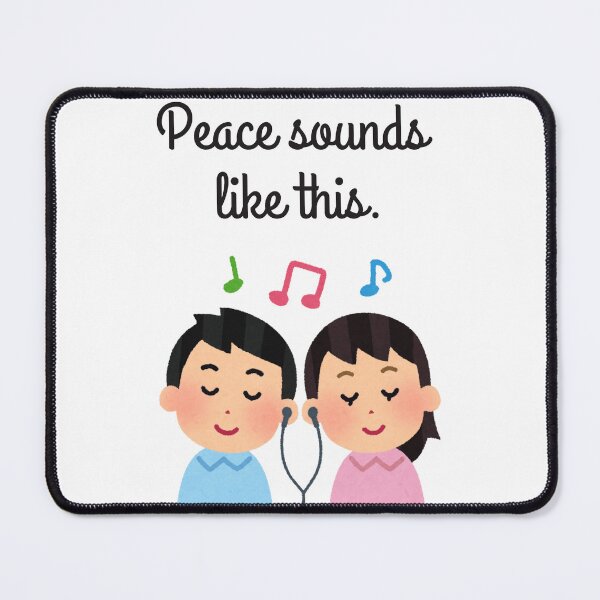 Item preview, Peace sounds like this - Music Heals designed and sold by LexaArtworks.