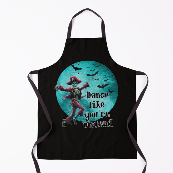 Item preview, Dance Like You're Undead Funny Skeleton Pirate Halloween Shirt designed and sold by DigitalArtByNow.