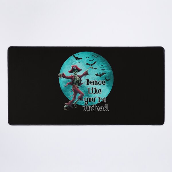 Item preview, Dance Like You're Undead Funny Skeleton Pirate Halloween Shirt designed and sold by DigitalArtByNow.