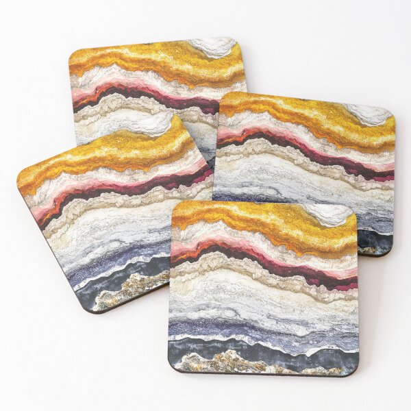Item preview, “Auric Horizons” – Abstract Strata designed and sold by ReachForArt.