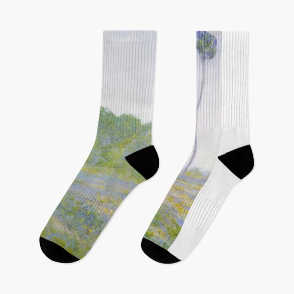 Item preview, Springtime. Meadow at Giverny   1894  by Claude Monet designed and sold by GabyddAlessandr.
