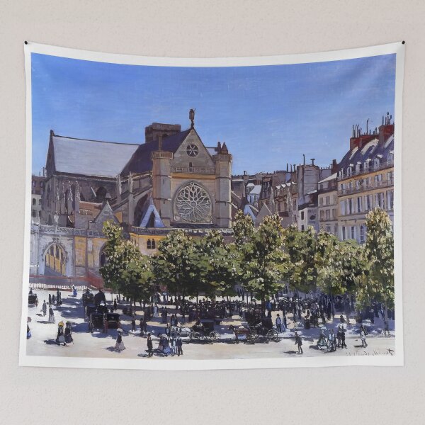Item preview,  St. Germain l'Auxerrois à Paris   1867 by Claude Monet designed and sold by GabyddAlessandr.