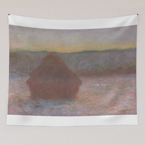 Item preview, Stack of Wheat  Thaw Sunset  by Claude Monet designed and sold by GabyddAlessandr.