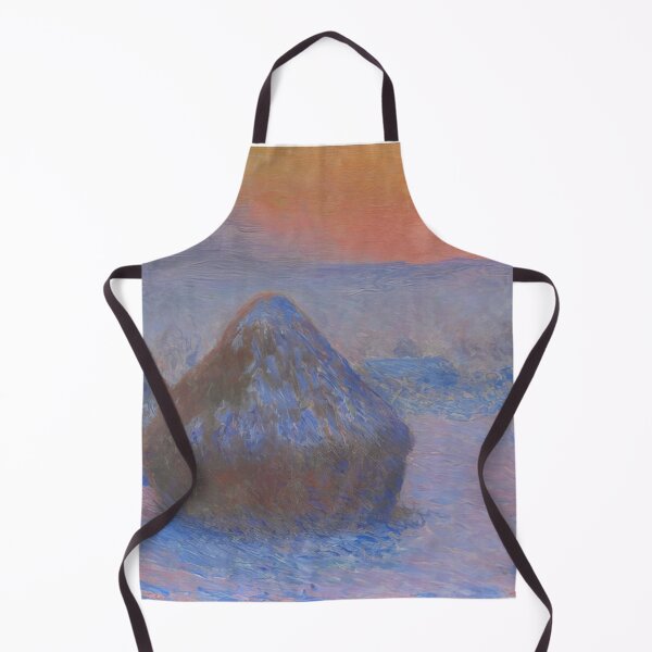 Item preview, Stacks of Wheat Sunset Snow Effect by Claude Monet designed and sold by GabyddAlessandr.