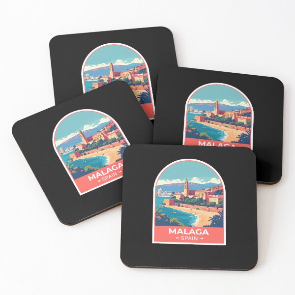 Item preview, Malaga Spain Sticker  designed and sold by TulipaGraphics.