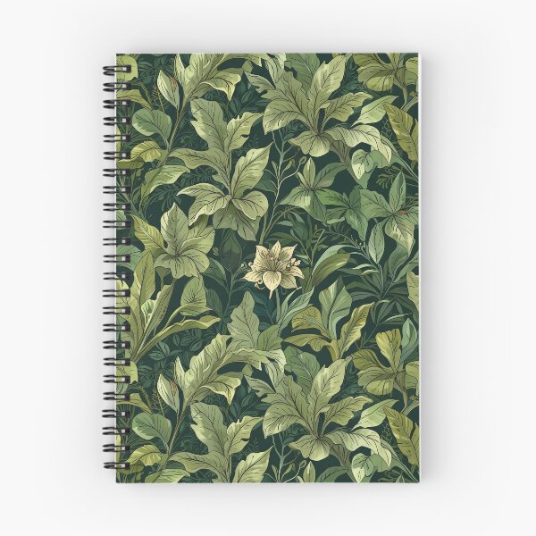 Item preview, Elegant Green Botanical Floral Pattern designed and sold by CoolPixels.
