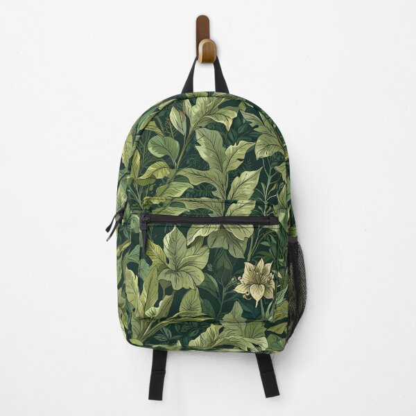 Item preview, Elegant Green Botanical Floral Pattern designed and sold by CoolPixels.