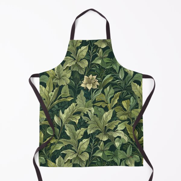 Item preview, Elegant Green Botanical Floral Pattern designed and sold by CoolPixels.