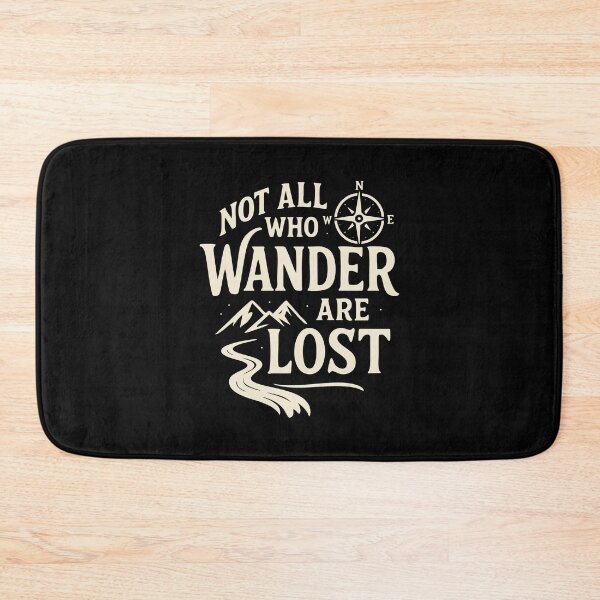 Item preview, Wanderlust Wander Lost Compass Mountain Design for Nature Lovers designed and sold by w1ckerman.