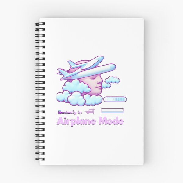 Item preview, Airplane Mode – Mentally Checked Out Sticker designed and sold by Imaginarium of Chaos falcon88 .