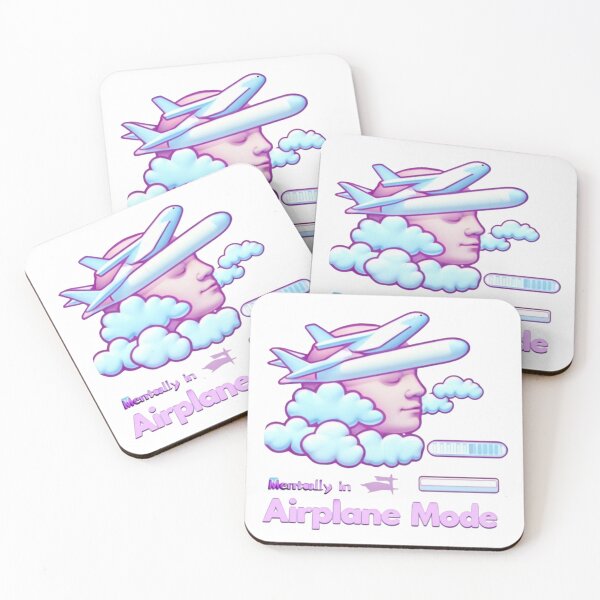 Item preview, Airplane Mode – Mentally Checked Out Sticker designed and sold by Imaginarium of Chaos falcon88 .