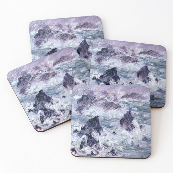 Item preview, Tormenta en Belle Ile 1886 de Claude Monet designed and sold by GabyddAlessandr.