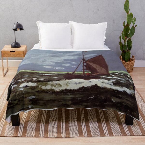 Item preview, Stormy Seascape   1867  by Claude Monet designed and sold by GabyddAlessandr.