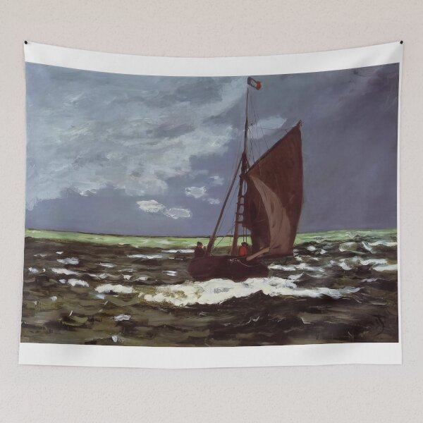 Item preview, Stormy Seascape   1867  by Claude Monet designed and sold by GabyddAlessandr.