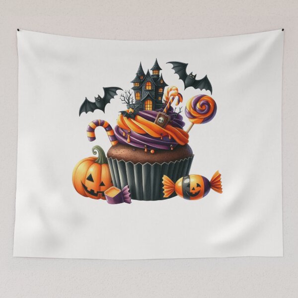 Item preview, Halloween Cupcake  designed and sold by cawtoon.