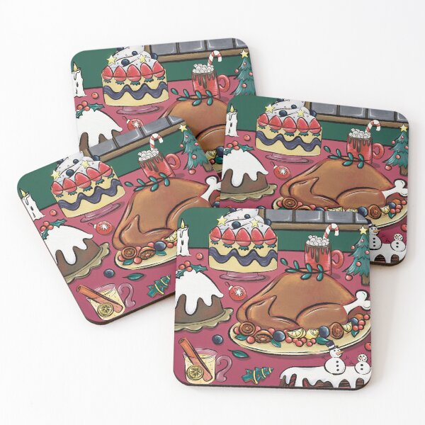 Item preview, Christmas Food Illustration – Festive Holiday Treats and Cozy Desserts designed and sold by Whimsical Wenli.
