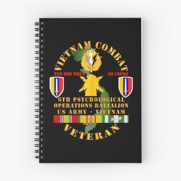 Item preview, Army - Vietnam Combat Vet - 6th PSYOPS Bn - USARV w VN SVC designed and sold by Military Insignia Products.