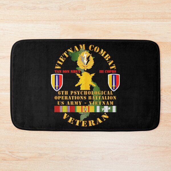 Item preview, Army - Vietnam Combat Vet - 6th PSYOPS Bn - USARV w VN SVC designed and sold by Military Insignia Products.