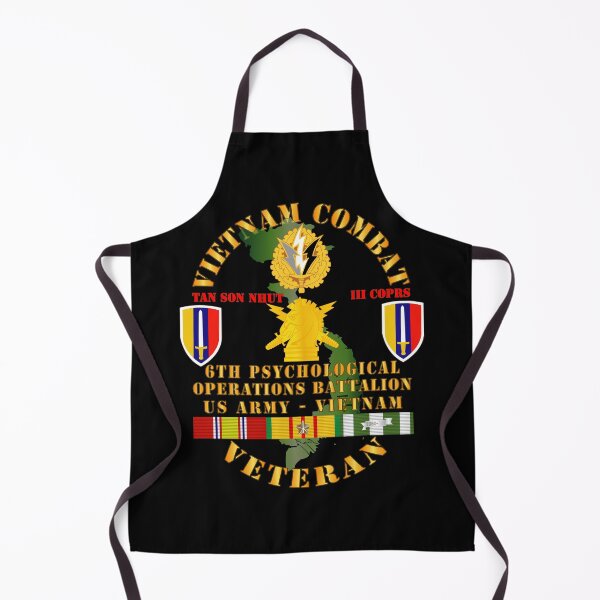 Item preview, Army - Vietnam Combat Vet - 6th PSYOPS Bn - USARV w VN SVC designed and sold by Military Insignia Products.