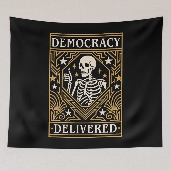 Item preview, Democracy Delivered Funny Gaming designed and sold by pixeptional.