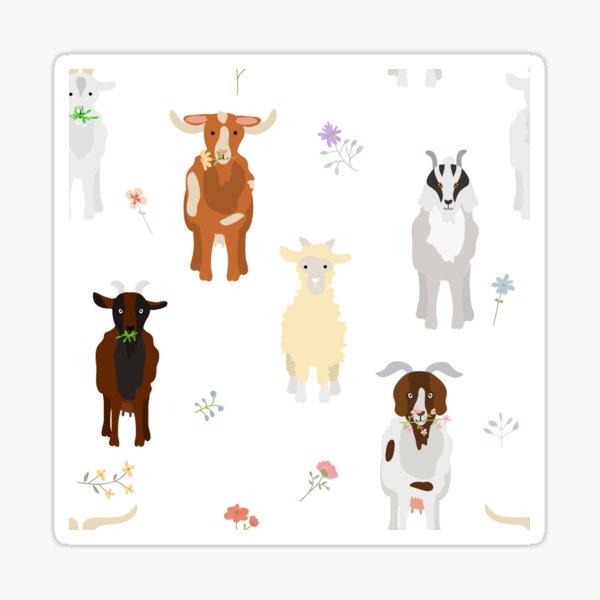 Item preview, Cute Goats Farm Animals designed and sold by idovedesign.
