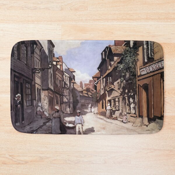 Item preview, Street of the Bavolle Honfleur   1864  by Claude Monet designed and sold by GabyddAlessandr.