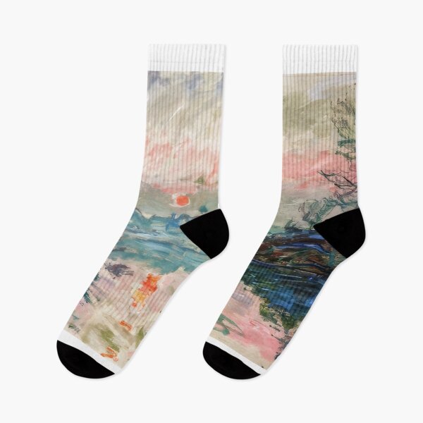 Item preview, Sunset at Lavacourt  by Claude Monet designed and sold by GabyddAlessandr.