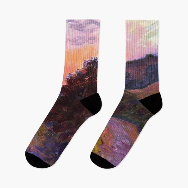 Item preview, Sunset at Giverny   1886  by Claude Monet designed and sold by GabyddAlessandr.