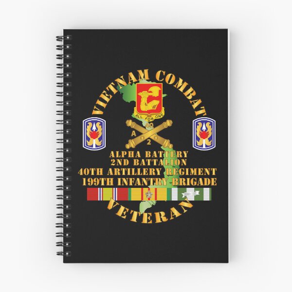 Item preview, Army - Vietnam Combat Vet - Alpha Battery, 2nd Bn 40th Artillery - 199th Infantry Bde  - VN  SVC designed and sold by Military Insignia Products.
