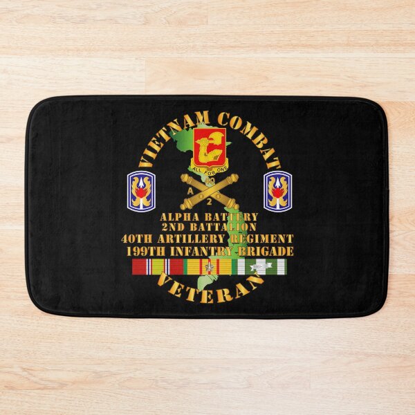 Item preview, Army - Vietnam Combat Vet - Alpha Battery, 2nd Bn 40th Artillery - 199th Infantry Bde  - VN  SVC designed and sold by Military Insignia Products.