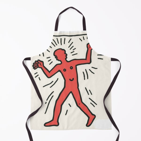 Item preview, Red Stick Man Orginal Graphic Art Happy Face designed and sold by KALEIDOSCOPE UK.