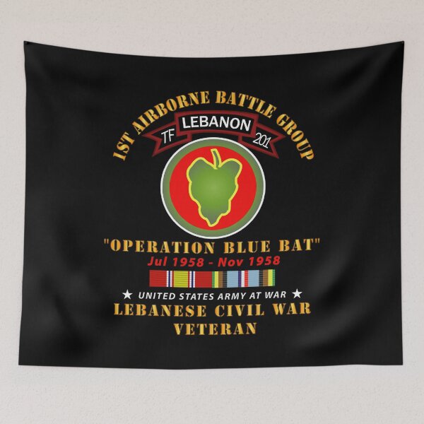 Item preview, Army - 1st Airborne BattleGroup - 24th ID - Lebanon Civil  War w AFEM SVC designed and sold by Military Insignia Products.