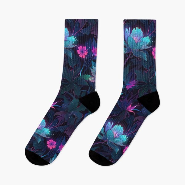 Item preview, Neon Floral Art designed and sold by CoolPixels.