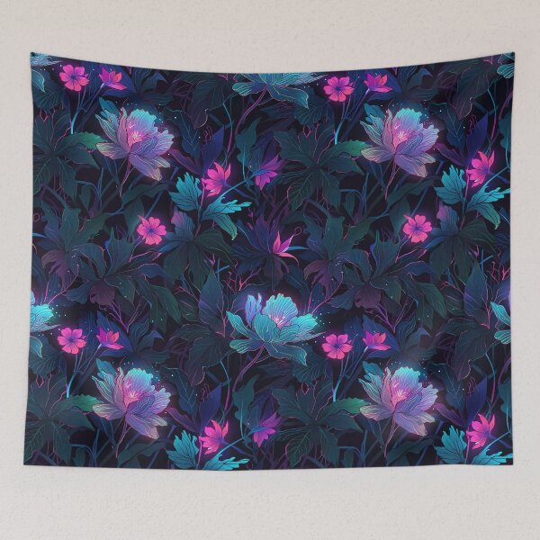 Item preview, Neon Floral Art designed and sold by CoolPixels.