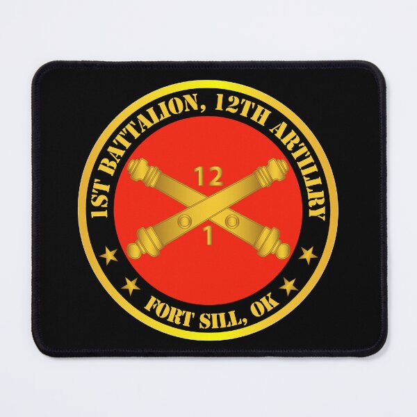 Item preview, Army - 1st Battalion, 12th Artillery Regiment w Branch Ft Sill OK designed and sold by Military Insignia Products.