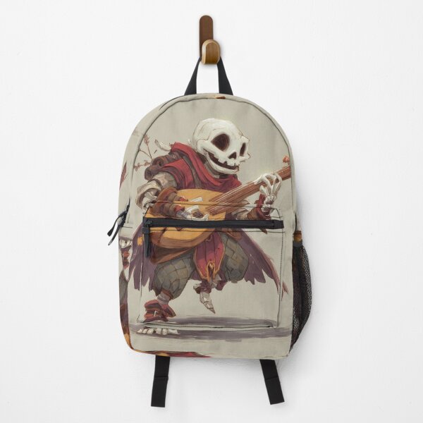 Item preview, Dead Musician Skeleton Skull Bard Art designed and sold by GrinGalore.