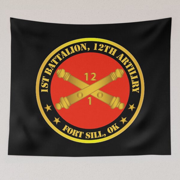 Item preview, Army - 1st Battalion, 12th Artillery Regiment w Branch Ft Sill OK designed and sold by Military Insignia Products.