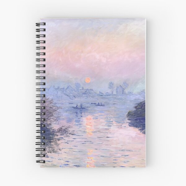 Item preview, Sunset on the Seine at Lavacourt Winter Effect  by Claude Monet designed and sold by GabyddAlessandr.